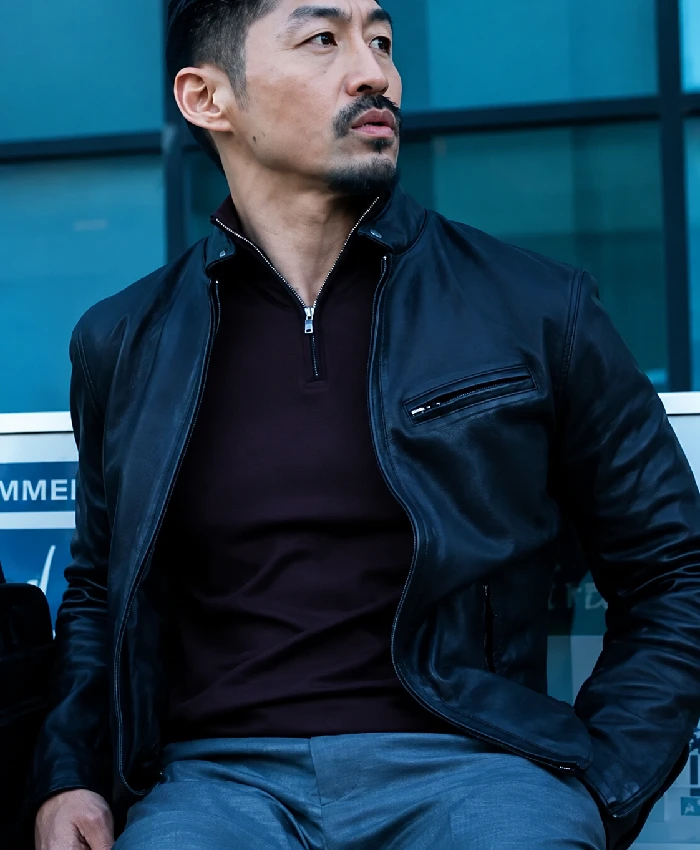 Brian Tee Reacher S03 Black Leather Jacket