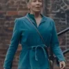 Bridget Jones Mad About The Boy 2025 Bridgets Belt Blue Jacket