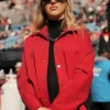 Brittany Mahomes Game Red Jacket