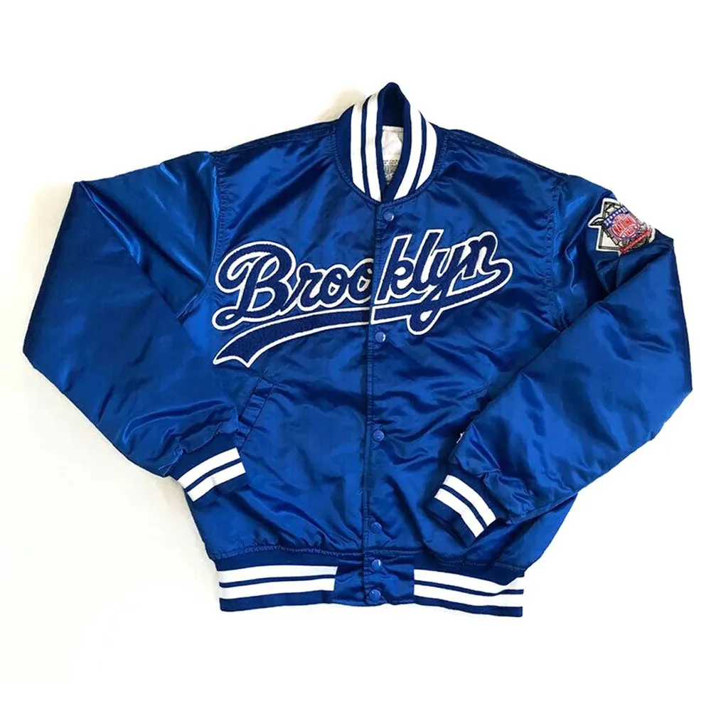 Brooklyn Dodgers 1990s Baseball Royal Jacket