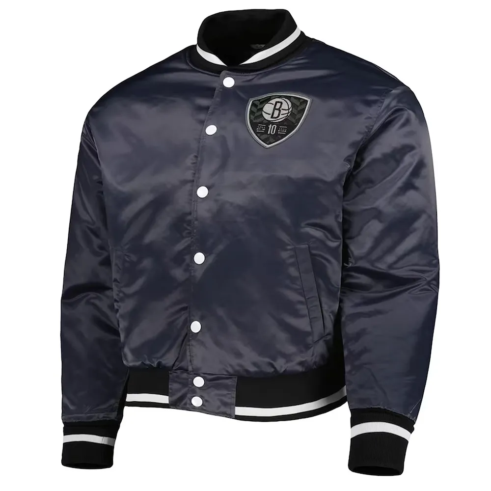 Brooklyn Nets 10th Anniversary Charcoal Jacket