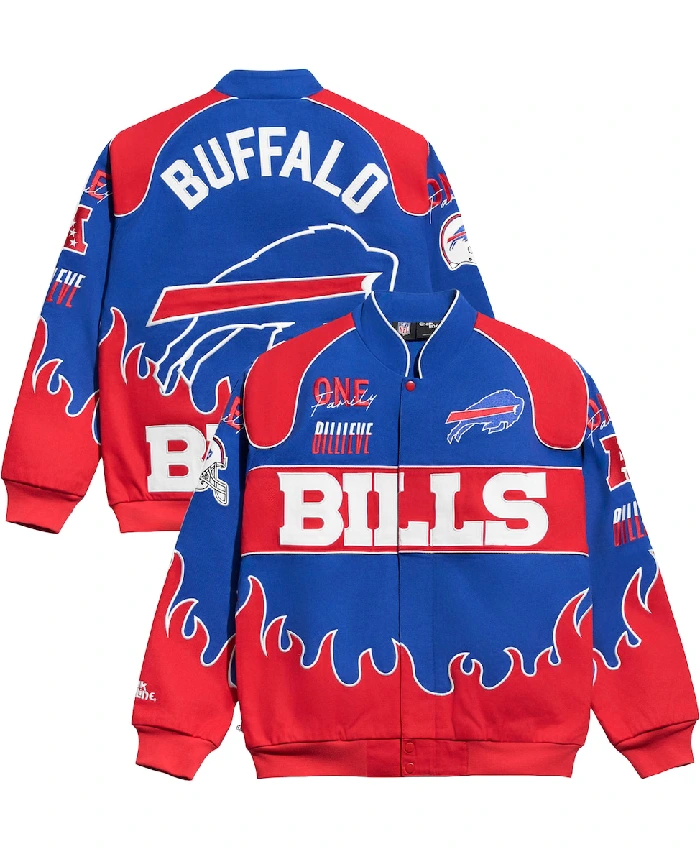 Buffalo Bills Chalk Line Premium Racing Jacket - Image 3