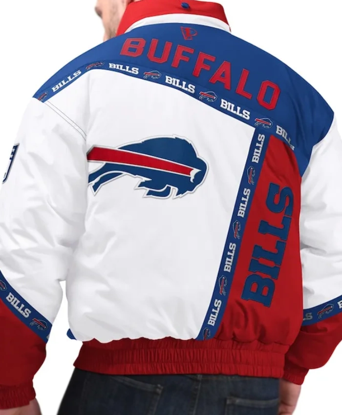Buffalo Bills Pro Player Tape Full Zip Hoodie Jacket