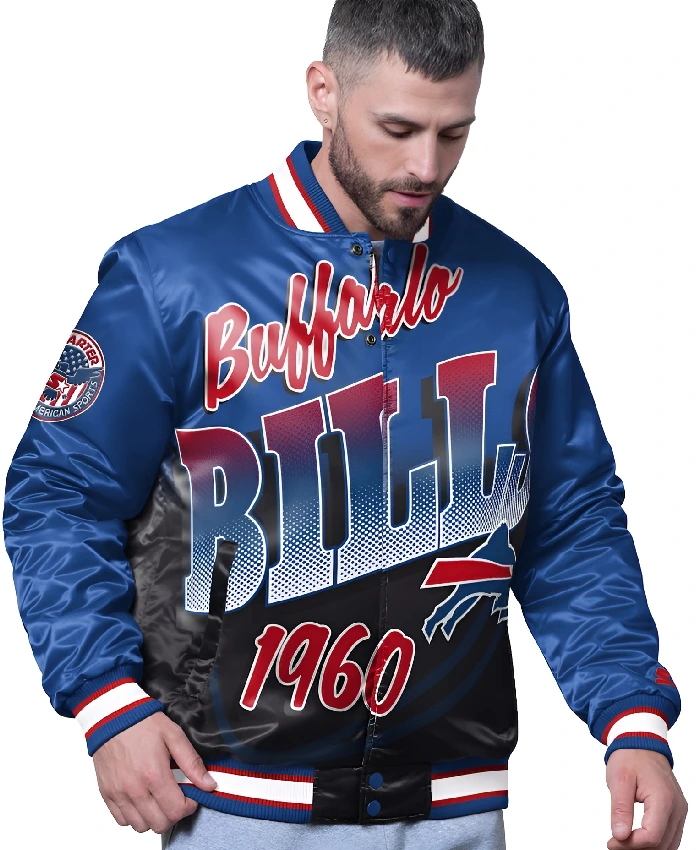Buffalo Bills Starter Pass Rush Varsity Jacket