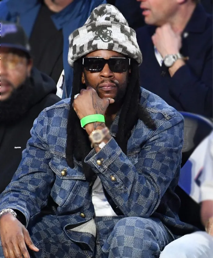 Burna Boy NBA All Star Game Denim Jacket