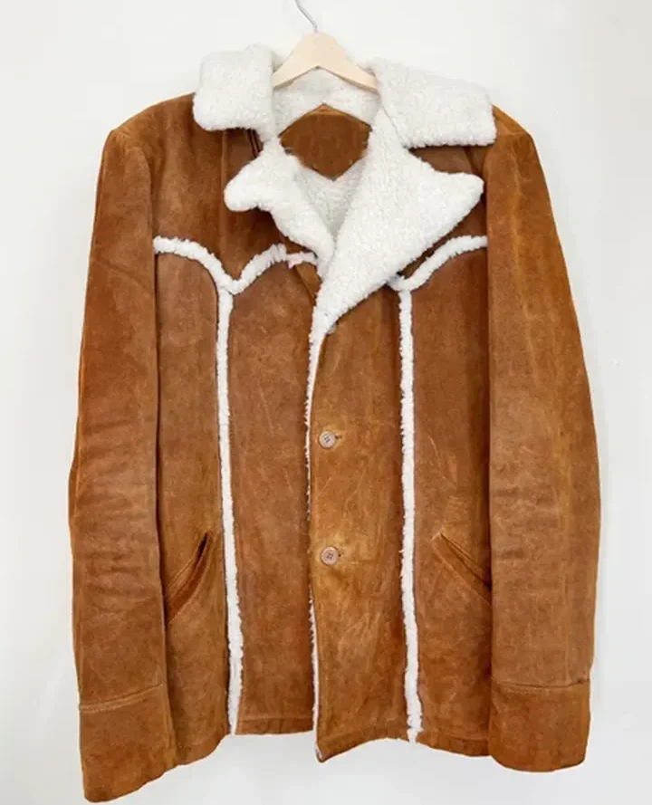 Burt Reynolds Brown Wool Collar Jacket