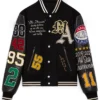 Buy Amiri Patch Black Letterman Varsity Jacket For Men And Women