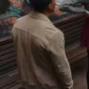 Buy Ashley Walters TV Series Missing You 2025 Josh Buchanan Beige Suede Bomber Jacket For Unisex