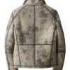 Buy B 3 Aviator Grey Leather Shearling Fur Jacket For Men And Women