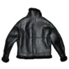 Buy B 3 Black Premium Sheepskin Leather Shearling Fur Jacket For Men And Women