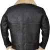 Buy B 3 Black Shearling Fur Sheepskin Leather Jacket For Men And Women