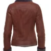Buy B 3 Reynas Tan Sheepskin Leather Shearling Fur Jacket For Men And Women