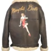 Buy B3 Memphis Belle Sheepskin Flying Black And Ivory Jacket For Sale Men And Women