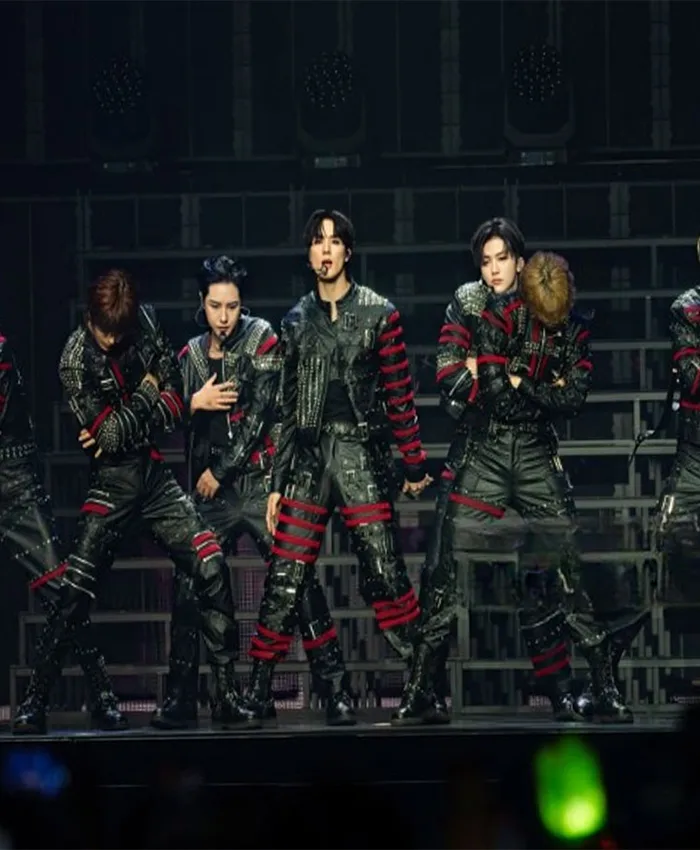 Alternative view of BTS Wembley Arena NCT Dream Perform Leather Jacket