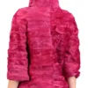 Buy Barbara Persian Lamb Fur Hot Pink Jacket For Men And Women