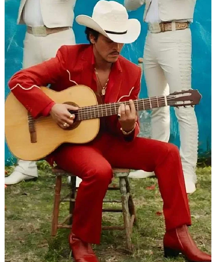 Buy Bruno Mars 2026 Risk It All Red Country Western Suit
