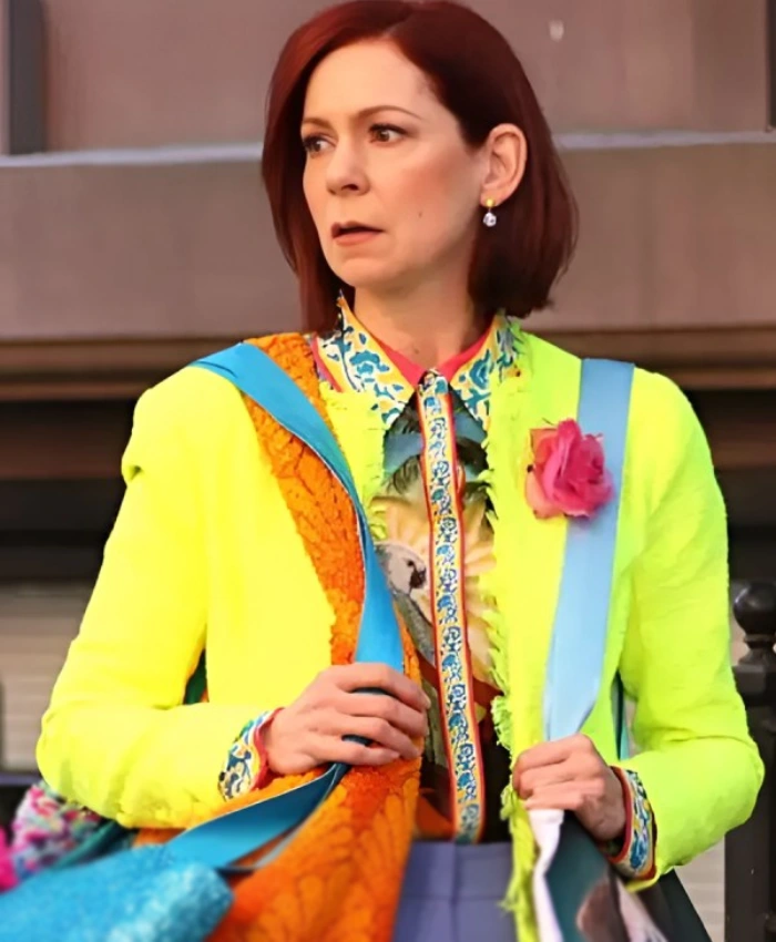 Carrie Preston Elsbeth S3 Neon Green Jacket - Image 2