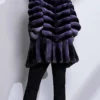 Buy Chinchilla Fur Purple Coat For Men And Women