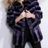 Buy Chinchilla Fur Purple Coat For Sale