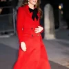 Buy Christmas Carol Service 2024 Kate Middleton Long Red Coat For Men And Women