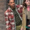 Buy Connor Green TV Series 2025 The Librarians The Next Chapter Bluey Robinson Plaid Jacket For Unisex