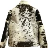 Buy Cowhide Brown Black And White Leather Fur Jacket For Men And Women