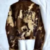 Buy Cowhide Fur Brown Leather Jacket For Men And Women