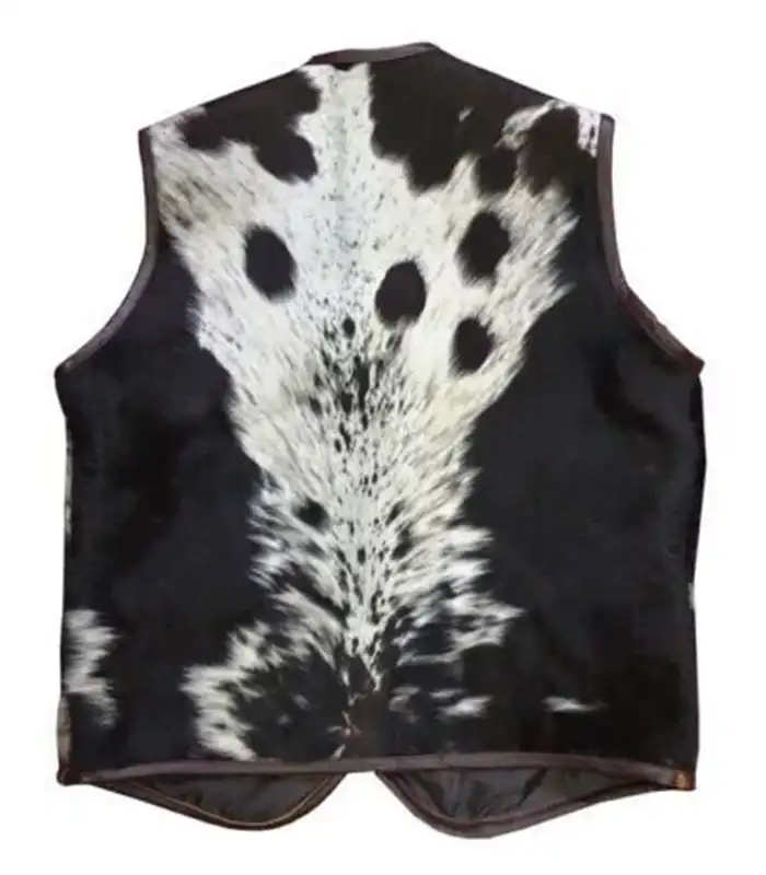 Alternative view of Cowhide Multicolor Fur Vest