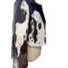 Buy Cowhide Multicolor Leather Fur Jacket For Men And Women