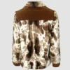 Buy Cowhide Vintage White And Brown Fur Leather Jacket For Men And Women