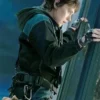 Buy Daisy Ridley Movie Cleaner 2025 Joey Locke Black And Blue Cotton Jacket For Unisex