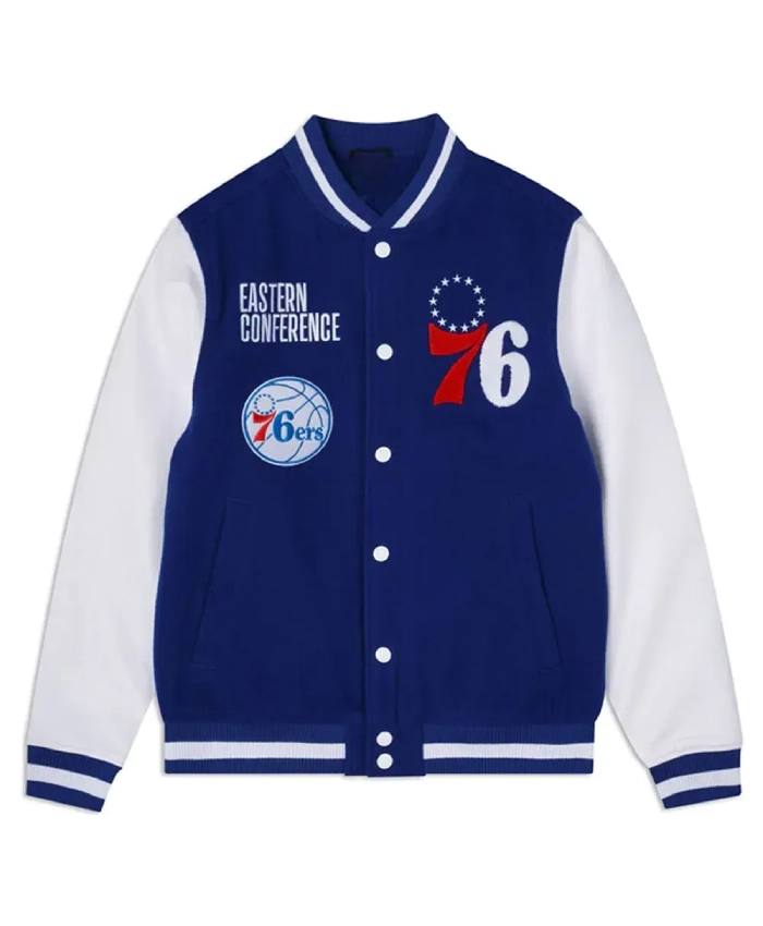 Buy Eastern Conference Philadelphia 76ers Varsity Jacket