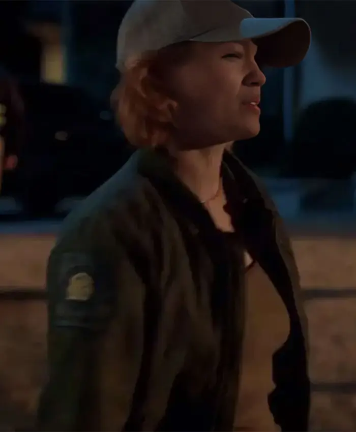 Buy Erika Christensen Will Trent Angie Polaski Green Bomber Jacket For Unisex