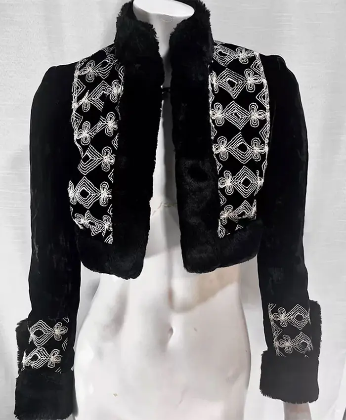 Buy Fran Drescher The Nanny Season 01 Fran Fine Black Cropped Jacket For Unisex