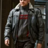 Buy Ghost In The Shell Batou Pilou Asbæk Bomber Leather Jacket