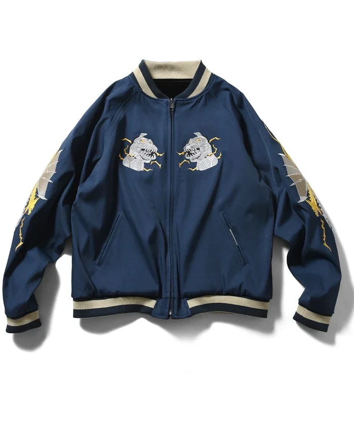 Buy Godzilla HOMEGAME Souvenir Blue Jacket