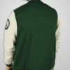 Buy Green Boston Celtics Letterman Jacket Sale 1