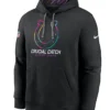 Buy Indianapolis Colts 2024 NFL Crucial Catch Club Black Pullover Hoodie For Unisex