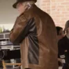 Buy Jane Lynch TV Series Only Murders In The Building Season 04 Sazz Pataki Brown Leather Jacket For Unisex
