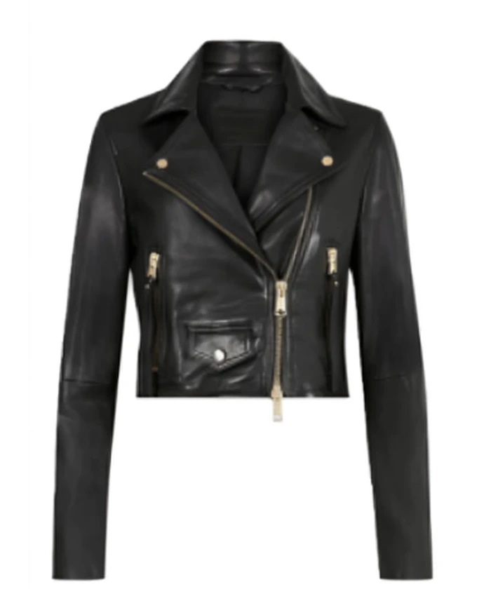 Buy Javicia Leslie High Potential Season 01 Daphne Black Biker Leather Jacket For Unisex