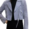 Buy Javicia Leslie TV Series High Potential Season 01 Daphne Biker Suede Leather Jacket For Unisex
