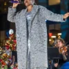 Buy Jennifer Hudson Rockefeller Center Christmas Tree Lighting Grey Sequin Coat For Unisex