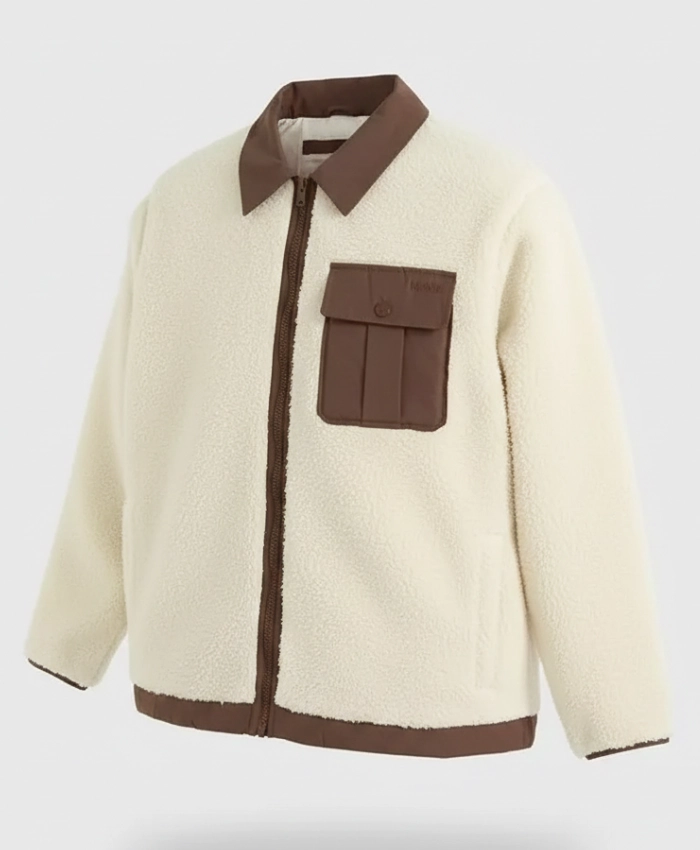 Buy Joonie Classic Sherpa Off White Jacket