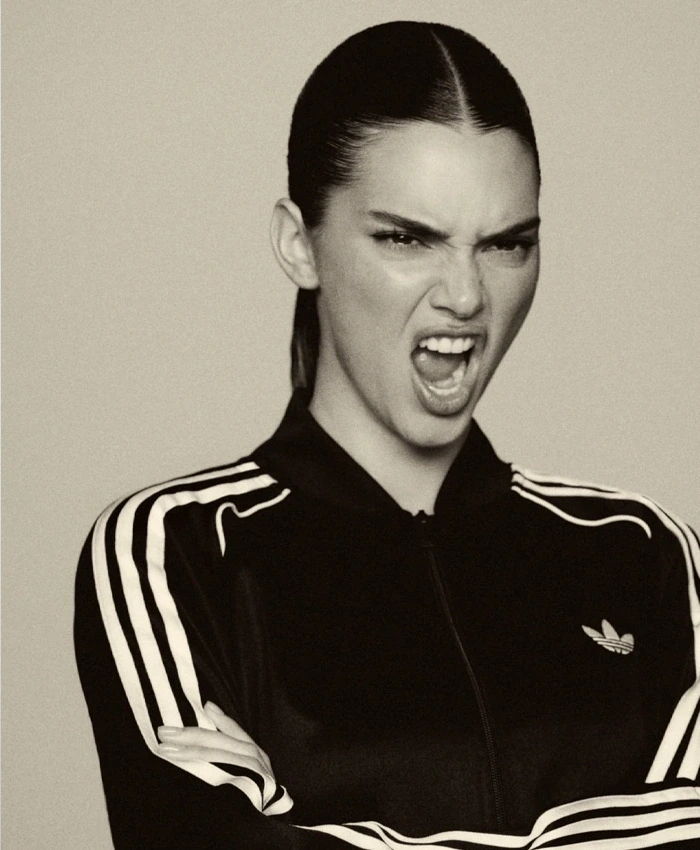 Buy Kendall Jenner 2026 Adidas Black Zip Up Jacket