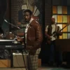Buy Lamorne Saturday Night Garrett Morris Brown Leather Jacket For Men And Women