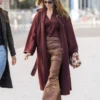 Buy Lily James Zimmermann Fashion Show Wool Coat