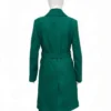 Buy Lindsay Film A Merry Scottish Christmas 2023 Lacey Chabert Green Trench Coat For Unisex