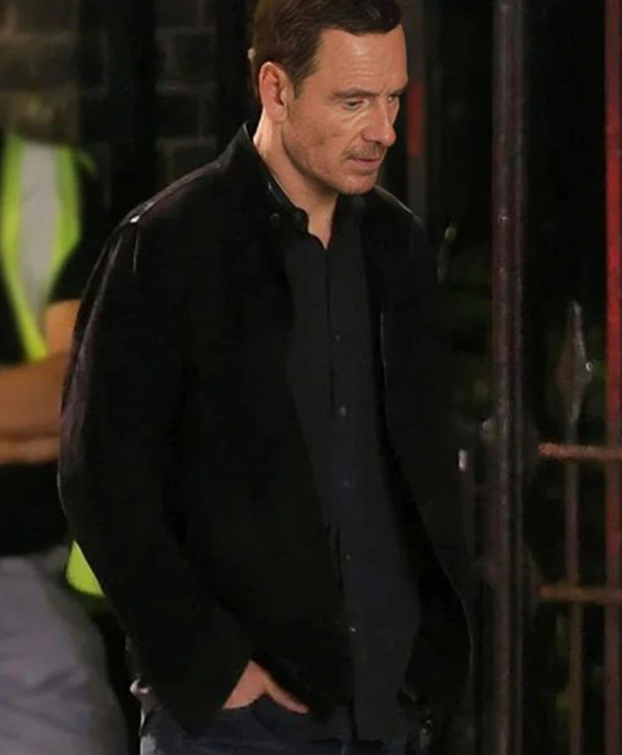 Buy Martian TV Series The Agency Michael Fassbender Black Velvet Jacket For Unisex