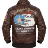 Buy Men And Women Tuskegee Airmen Leather Jacket Brown