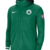 Buy Mens 75th Anniversary Performance Showtime Full Zip Boston Celtics Coat Sale